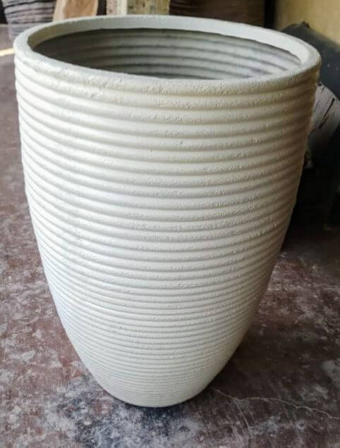 Ribbed Planter , H-1050mm, D-750mm